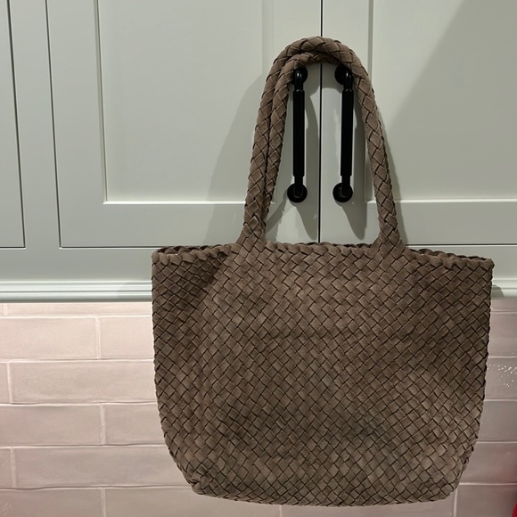 milaner Handbags - Milaner brand purse. Mini Elana. Beautiful tan suede. Very gently used.